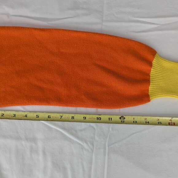 Kerri Rosenthal Radiant Sunshine Heart Color Block Cardigan Sweater Small NWT - Picture 6 of 8